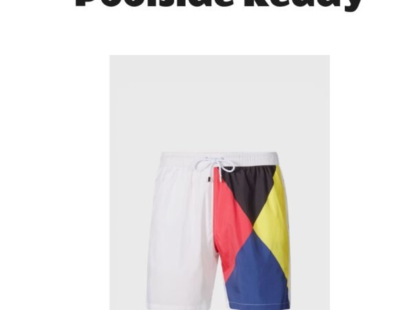 Printed Flag Swim Shorts