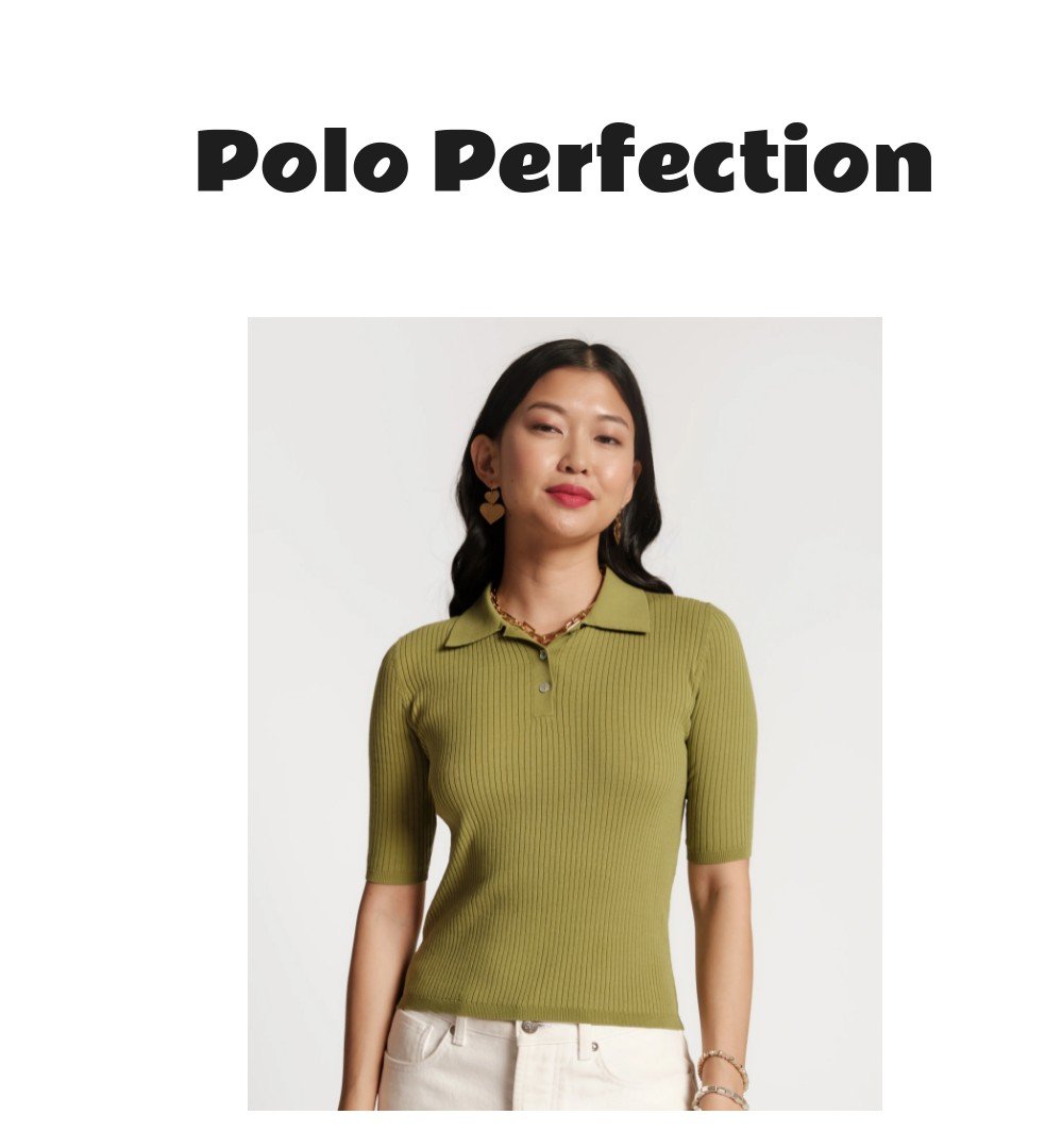 Krissy Polo in Green