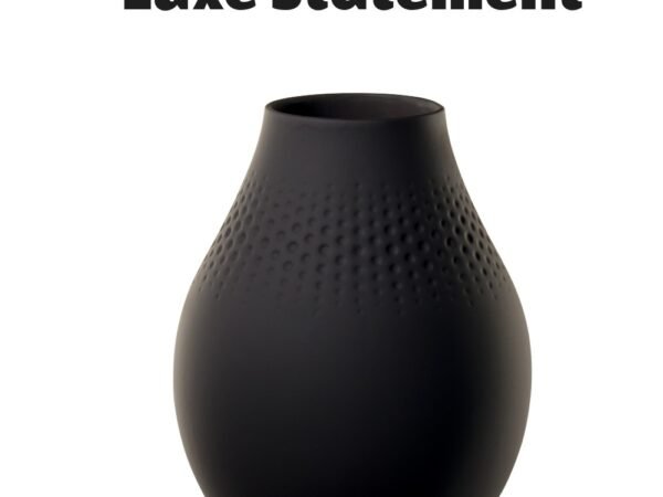 Villeroy & Boch Black Perle Vase No.2
