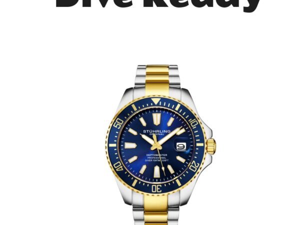 Stuhrling Depthmaster 3950A Quartz Diver Watch