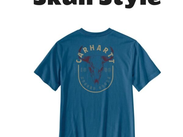 Carhartt Irvine Relaxed-Fit Skull Graphic T-Shirt