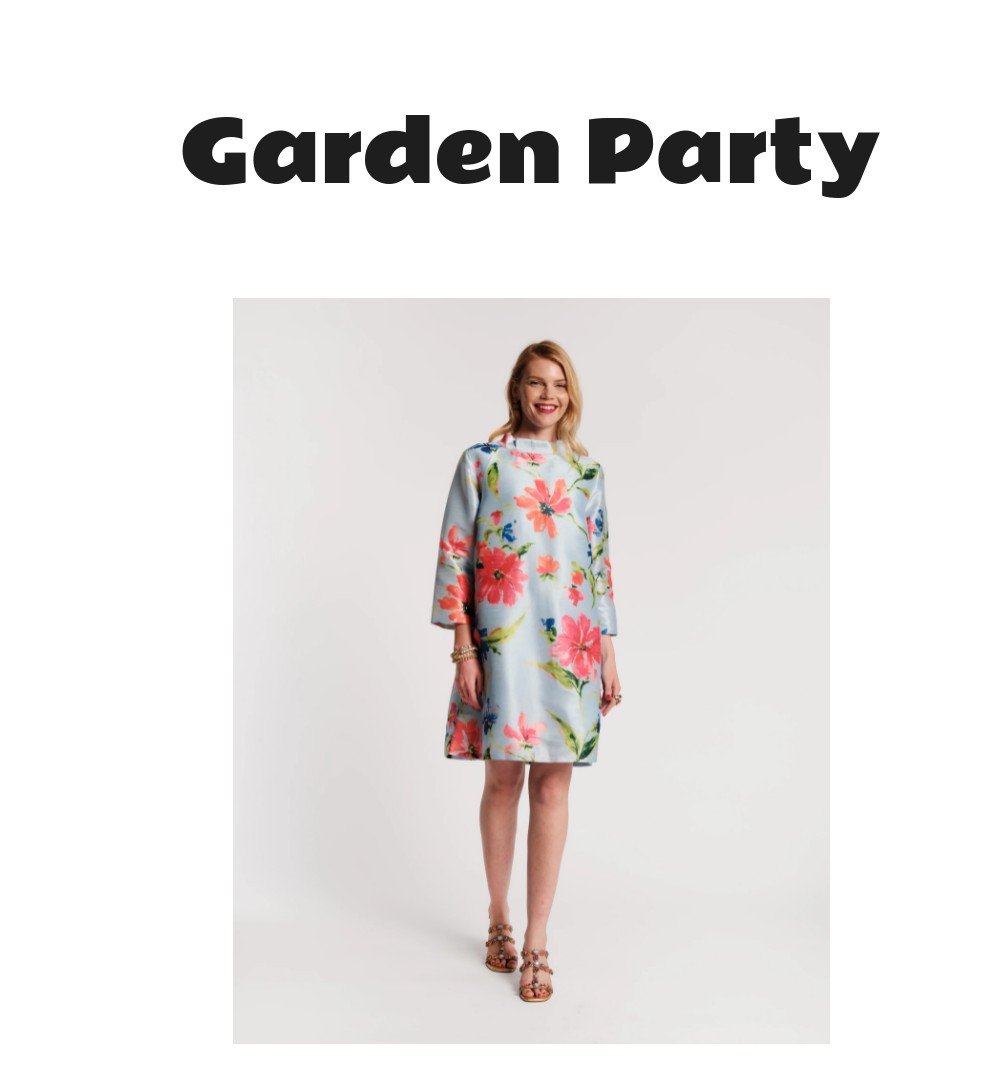 Diplomat Mini Dress Georgia Print