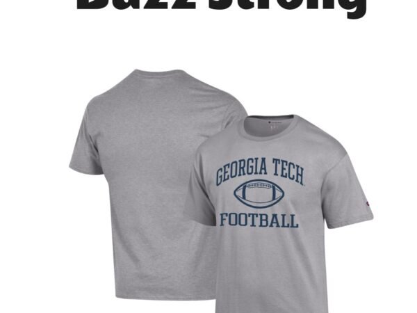 Men's Champion Georgia Tech Yellow Jackets Football Jersey T-Shirt