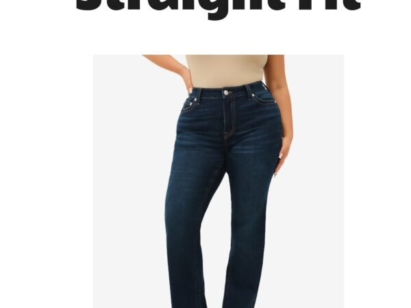 True Religion Plus Size Billie Straight Mid Rise Jeans