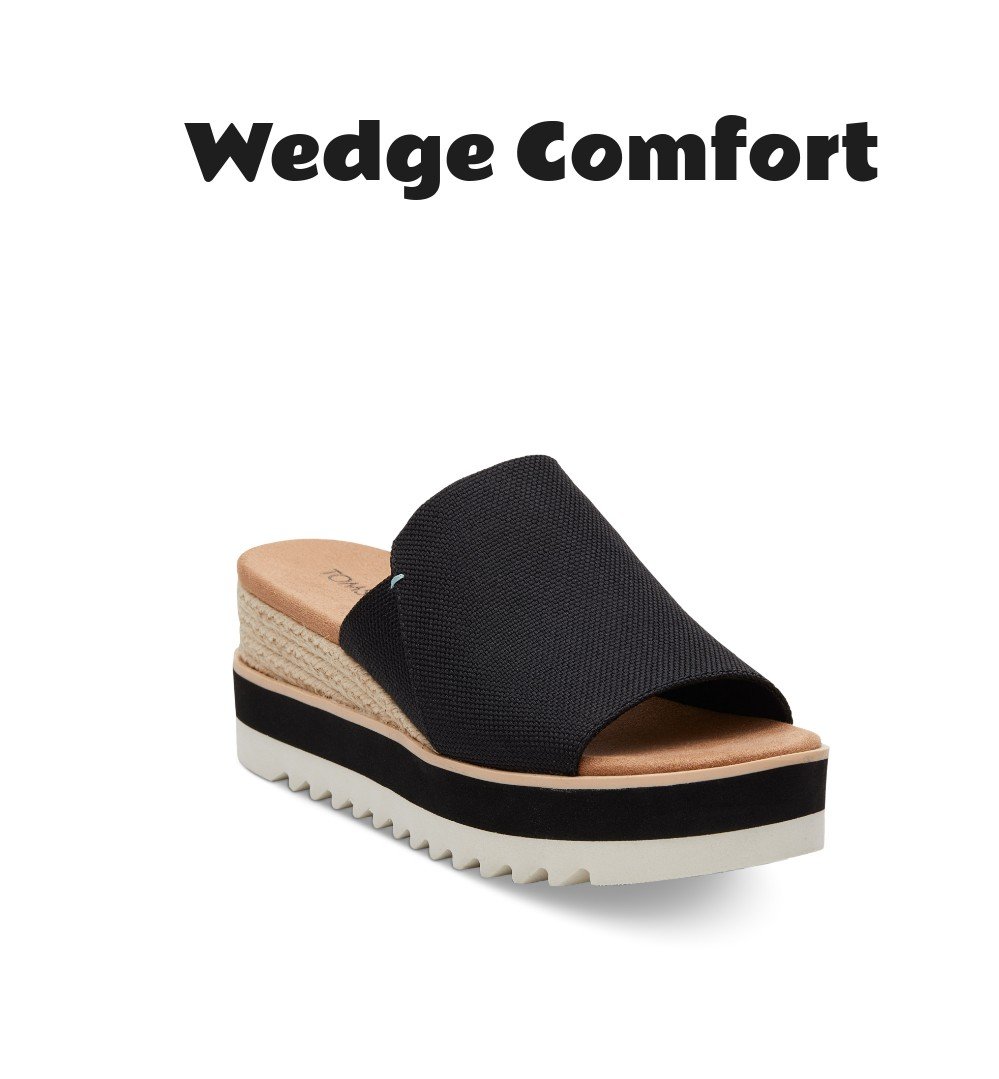 Toms Women's Diana Slip-On Wedge Sandals