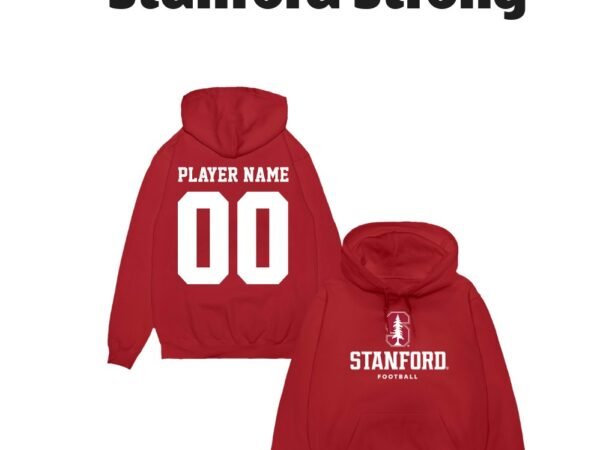 Stanford Cardinal NIL Pick-A-Player Football Pullover Hoodie