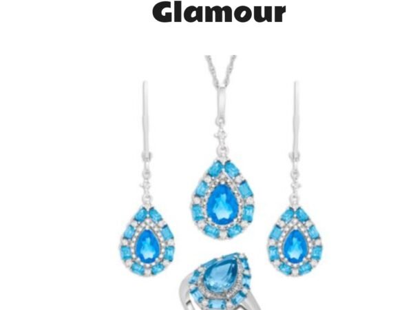 Blue Topaz Multi Gemstone Jewelry Collection