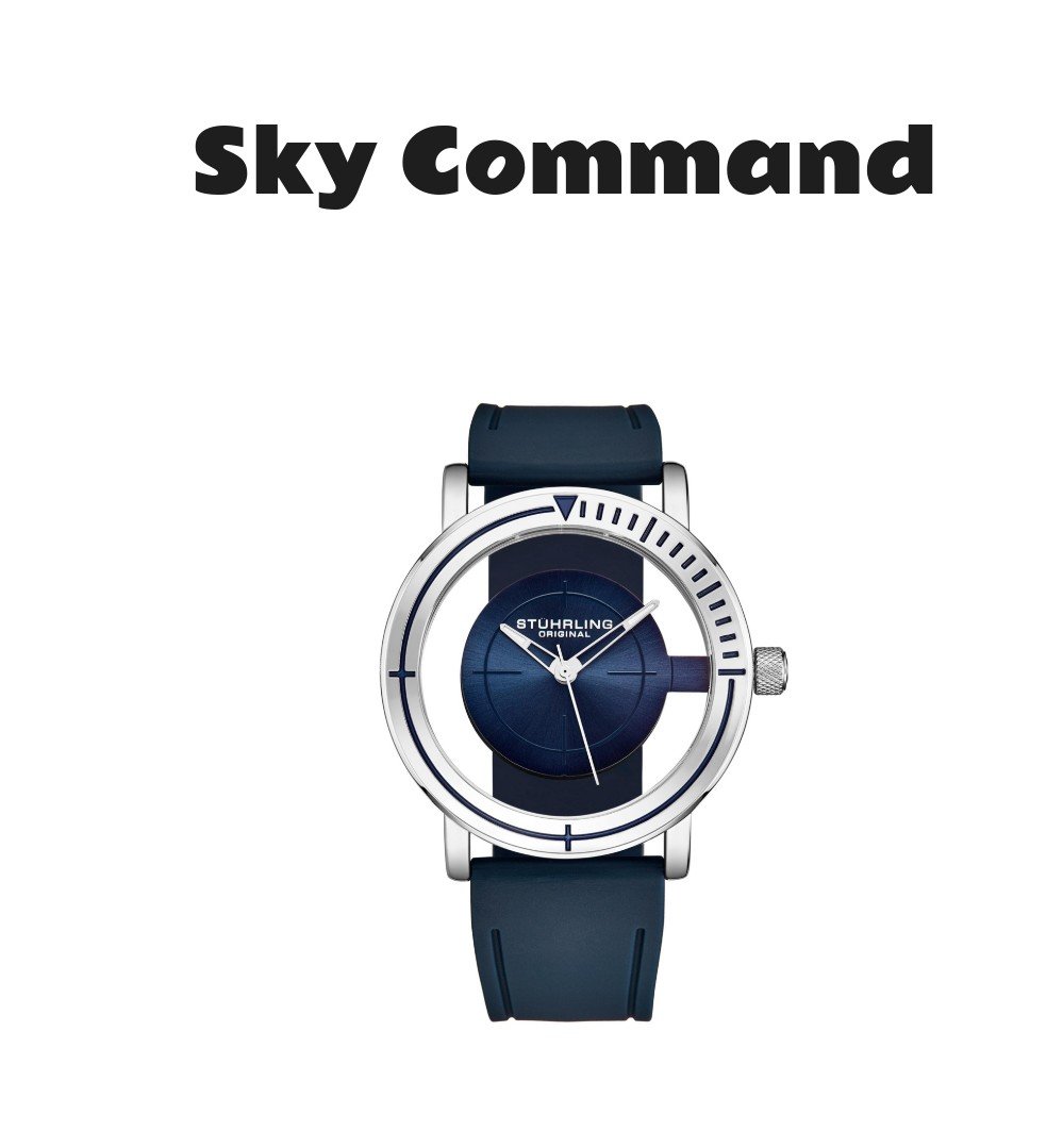 Stuhrling Sniper 3915 Quartz Aviator Watch