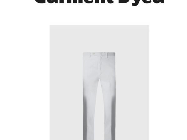 Cotton & Silk Garment Dyed Trouser