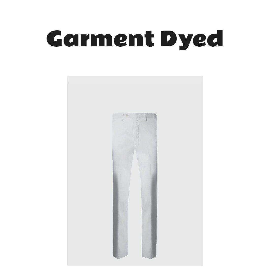 Cotton & Silk Garment Dyed Trouser