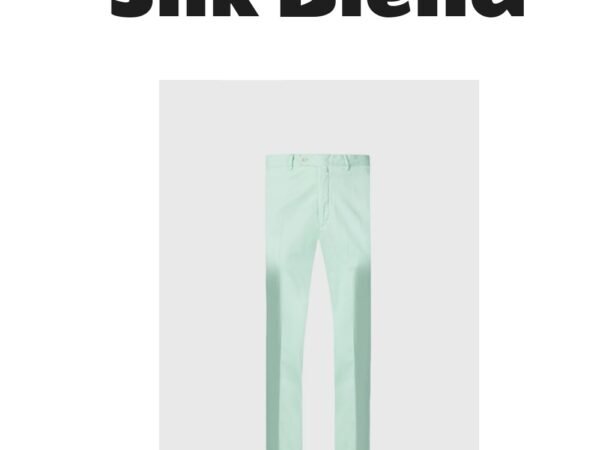 Cotton & Silk Garment Dyed Trouser