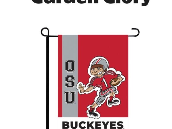 Ohio State Buckeyes Team Garden Flag