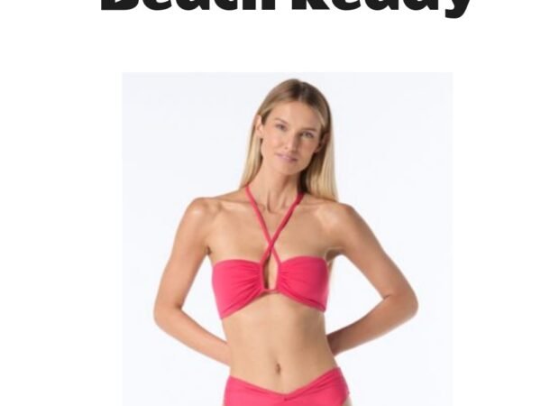 Vince Camuto Womens Bandeau Bikini Set