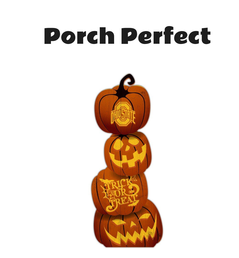 Ohio State Buckeyes 31'' Pumpkin Leaner