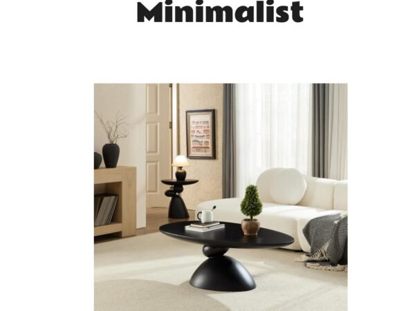 Streamdale Lucky Stone Oval Coffee Table