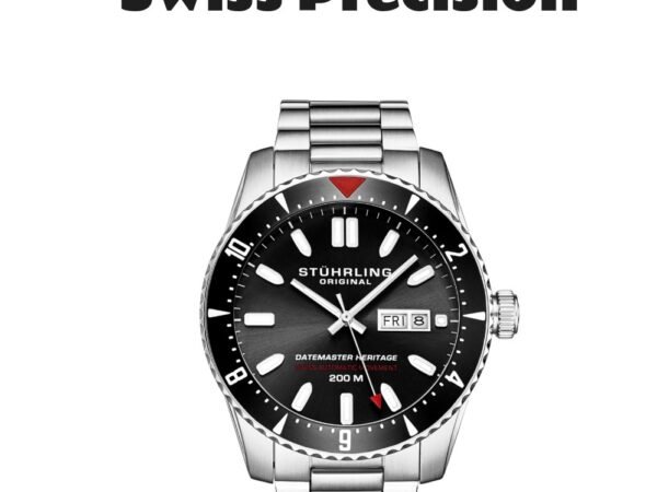 Stuhrling Aquadiver Swiss Automatic Diver Watch