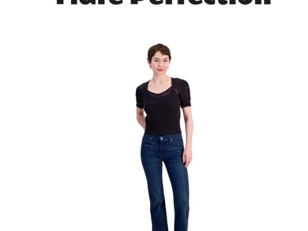 7 For All Mankind Women's Dojo Tailorless Flare-Leg Jeans