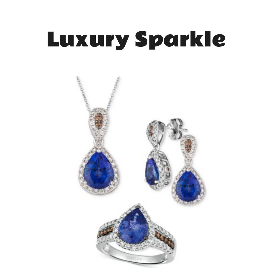 Le Vian Blueberry Tanzanite and Diamond Collection in 14k White Gold