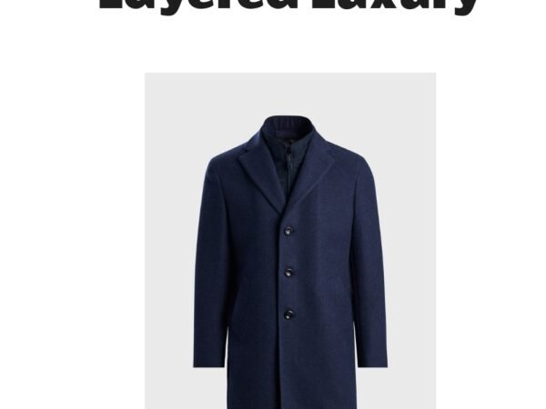 Wool & Cashmere Coat with Gilet