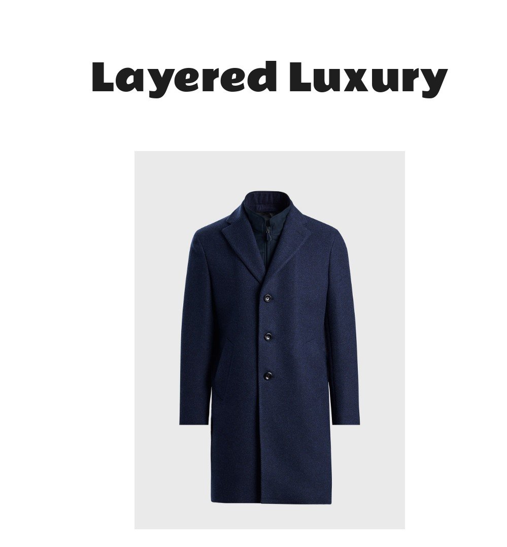 Wool & Cashmere Coat with Gilet
