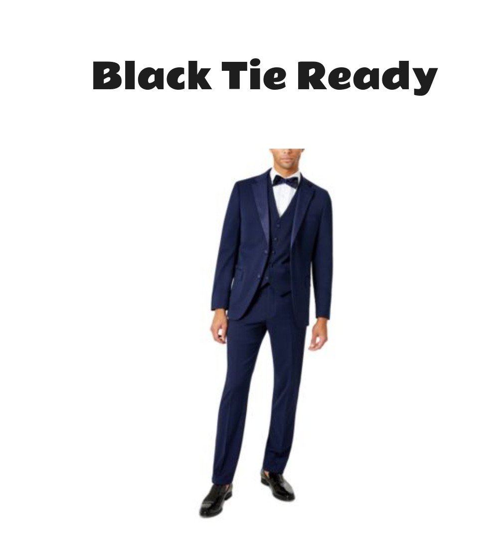 Tommy Hilfiger Modern Fit Flex Stretch Tuxedo Separates