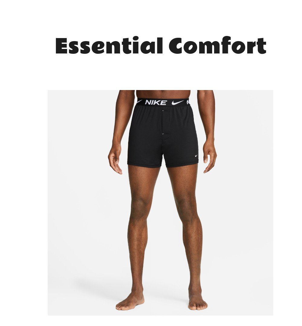 Nike Men's Essential Micro Dri-FIT Knit Boxer 3-Pack