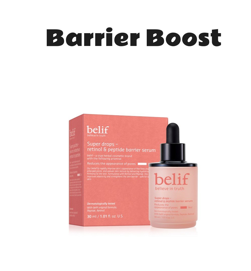 Belif Super Drops Retinol & Peptide Barrier Serum