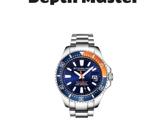 Stuhrling Depthmaster 3950A Quartz Diver Watch