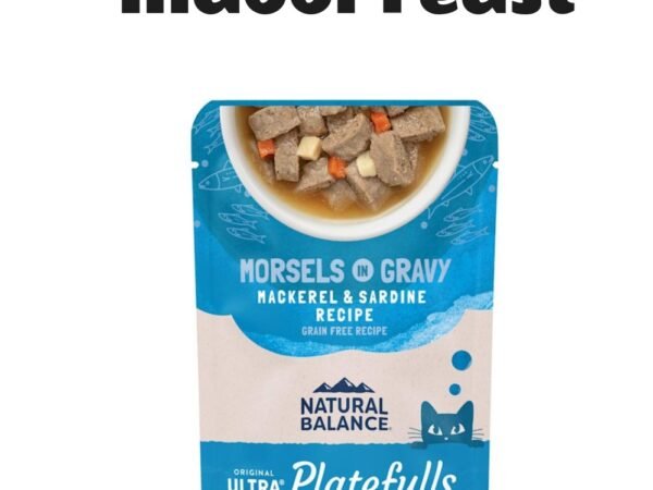 Natural Balance Platefulls Mackerel & Sardine in Gravy Indoor Formula Adult Wet Cat Food