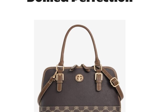 Giani Bernini Medium Monogram Crossbody Domed Bag