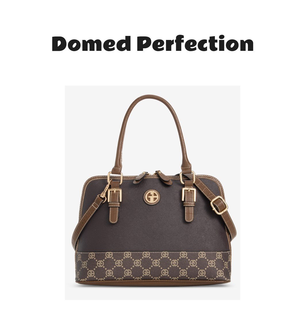 Giani Bernini Medium Monogram Crossbody Domed Bag
