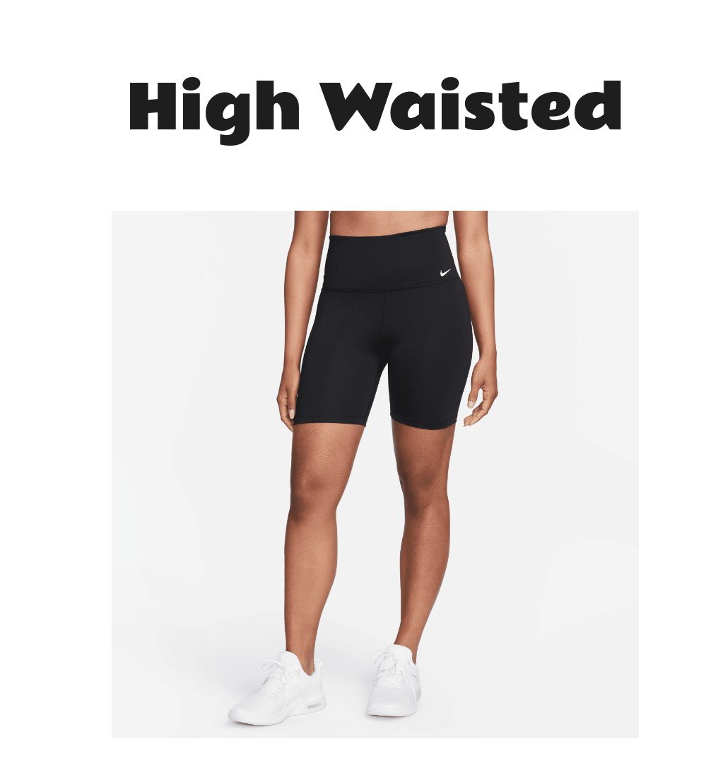 Nike Women's Dri-FIT One High-Waisted 7" Biker Shorts