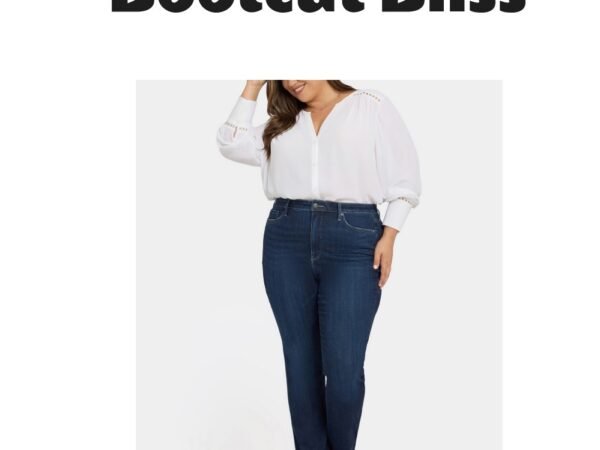 NYDJ Plus Size Billie Mini Bootcut Jeans in Ink Skyline