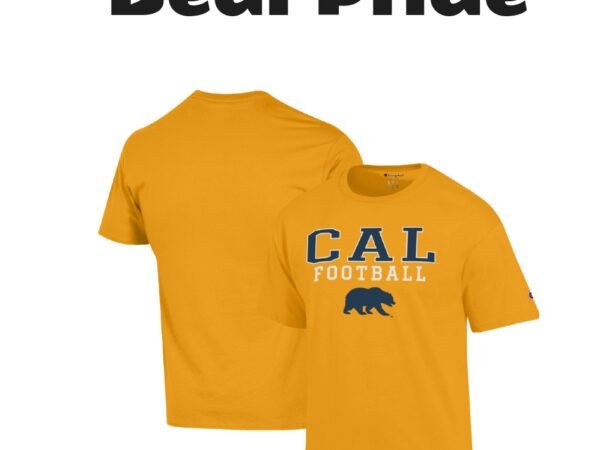 Men's Champion Cal Bears Football Stack T-Shirt