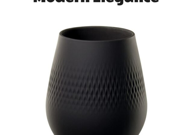 Villeroy & Boch Black Carre Vase No.2
