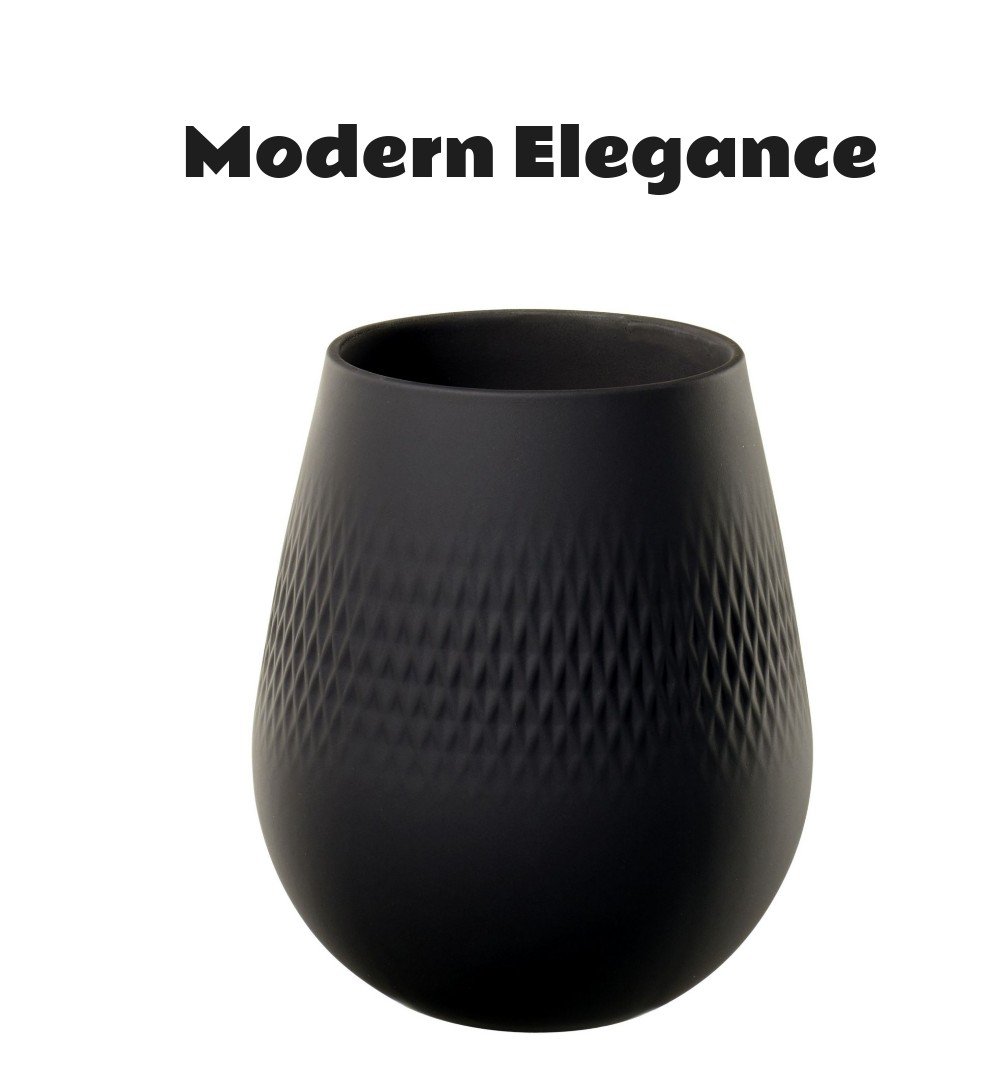 Villeroy & Boch Black Carre Vase No.2
