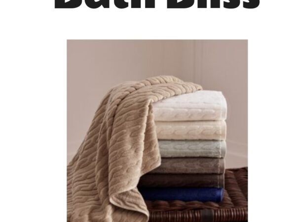 Lauren Ralph Lauren Sanders Cable Bath Towels