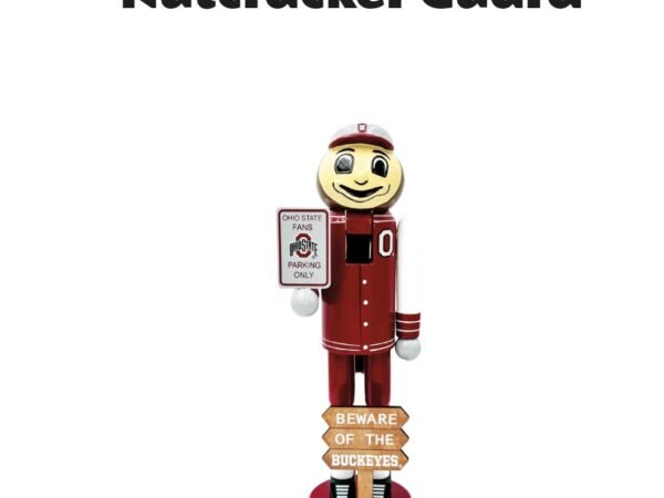 Ohio State Buckeyes 12" Beware Nutcracker