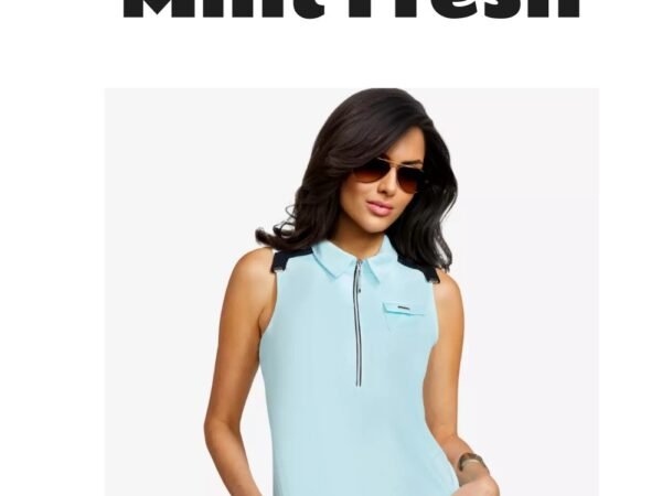 Jamie Sadock Sleeveless Quarter Zip Top