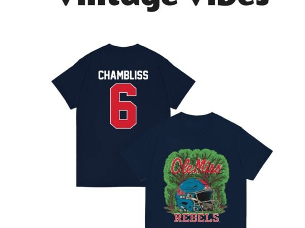 Trinidad Chambliss Ole Miss Rebels Vintage Football T-Shirt