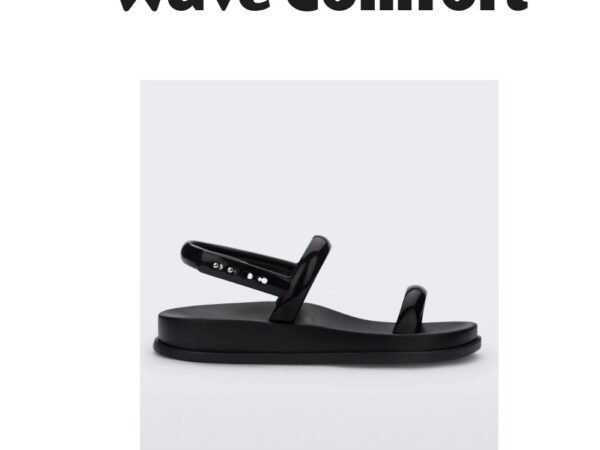 Soft Wave Sandal - Black