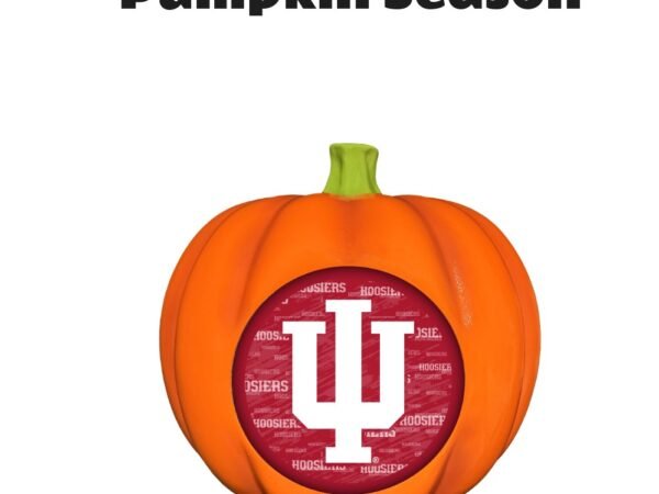 Indiana Hoosiers 3D Resin Pumpkin