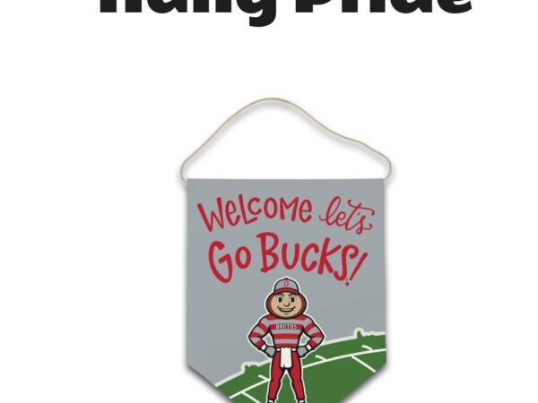 Ohio State Buckeyes Welcome Canvas Hanger