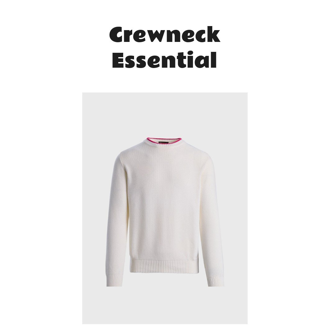 Cotton Crewneck Pullover