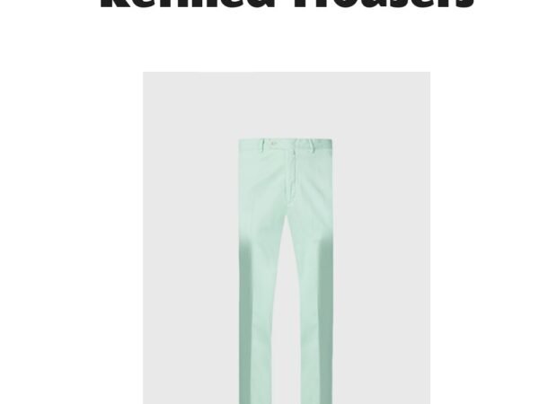 Cotton & Silk Garment Dyed Trouser
