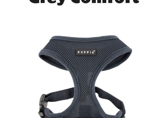 Puppia Soft Dog Harness Grey