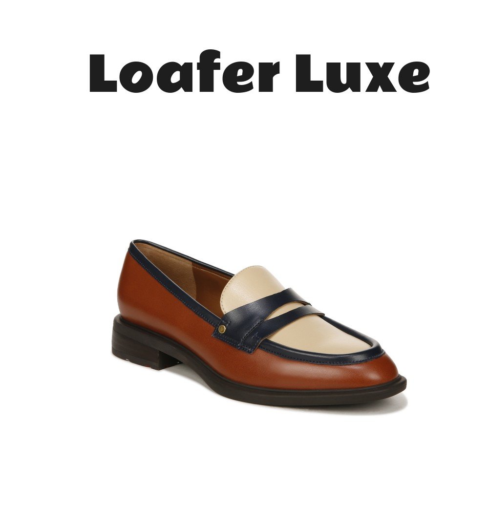 Franco Sarto Edith Almond Toe Penny Loafers