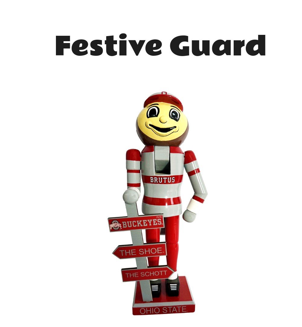 Ohio State Buckeyes 12" Mascot Nutcracker