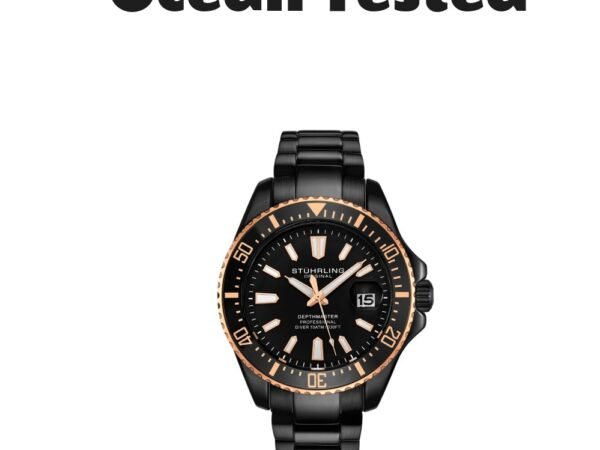Stuhrling Depthmaster 3950A Quartz Diver Watch