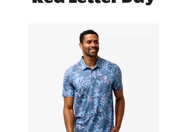 TravisMathew Red Letter Day Polo